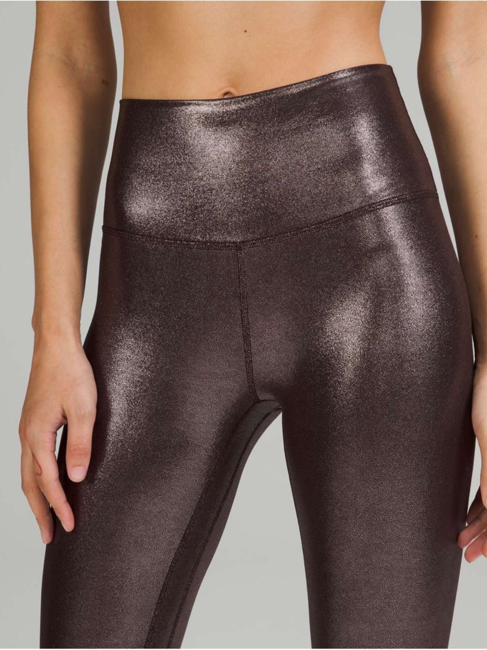 Lululemon Align High-Rise Crop Leggings
Radiate Foil Shimmery Metallic Brown - Picture 2 of 16